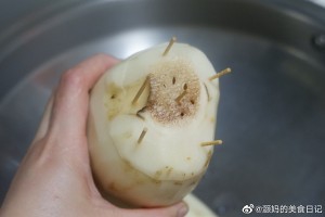 健康养生佳品桂花糯米糖藕的做法