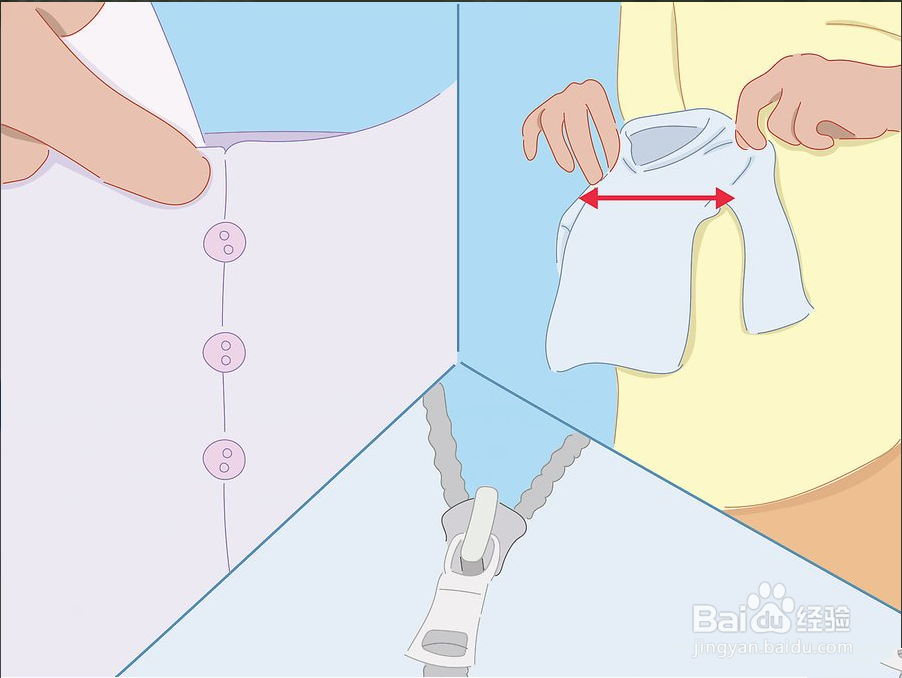 3招教你如何给新出生的婴儿baby打扮穿衣