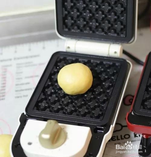 紫薯华夫饼的做法