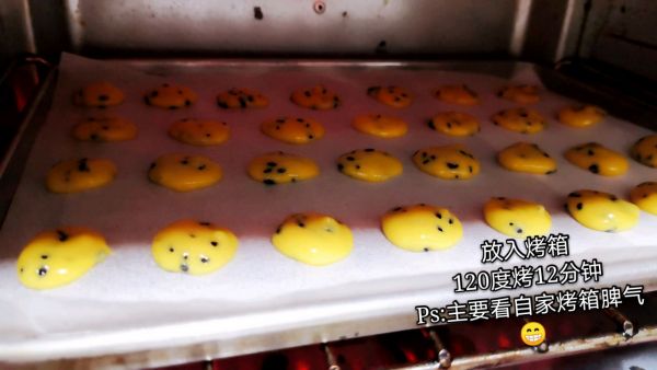 蛋黄芝麻小饼干