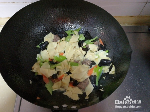 家常菜-牛肉炒干豆腐