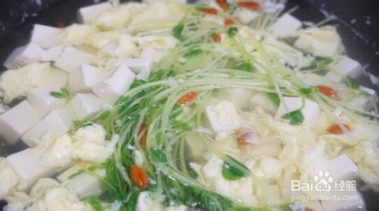 做出入味的豆苗蛋花汤