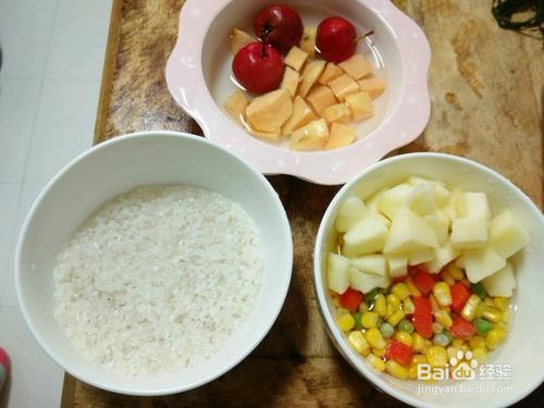 开胃什锦苹果羹