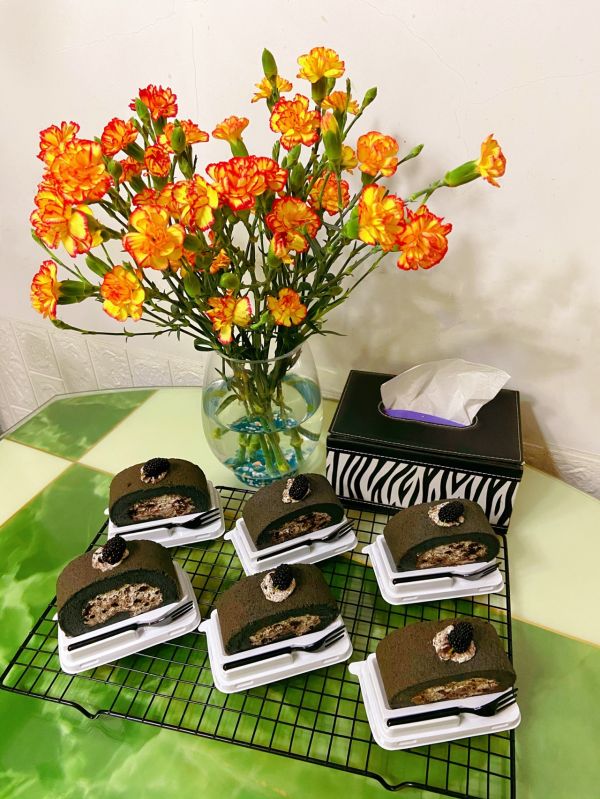 奥利奥桑葚蛋糕卷