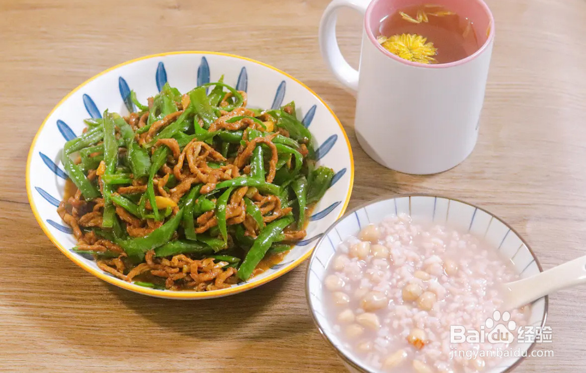 怎么炒青椒肉丝