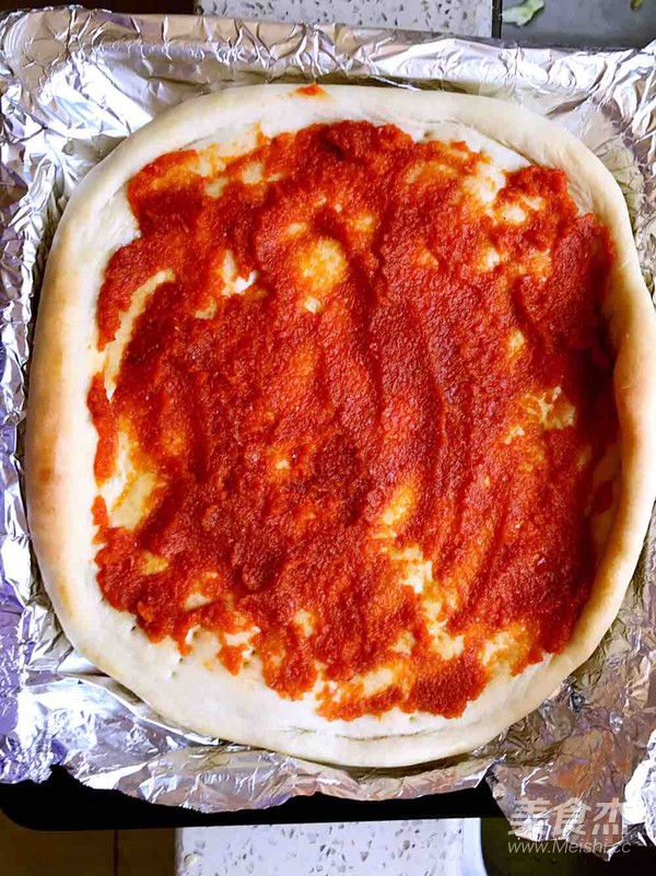 火腿肠披萨的做法