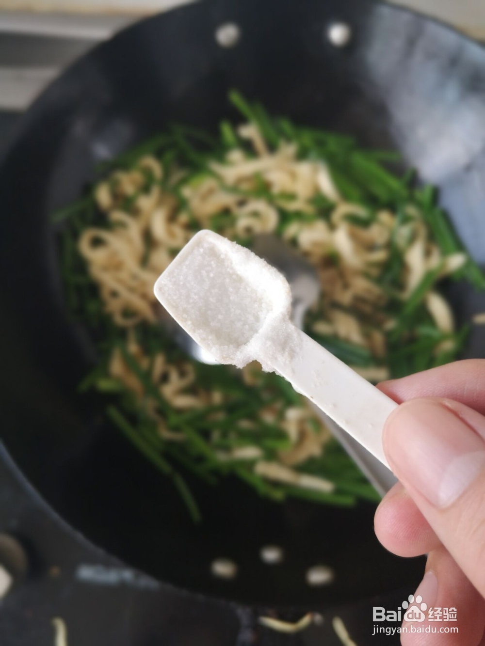 韭菜苔炒豆皮/千张怎么做好吃?