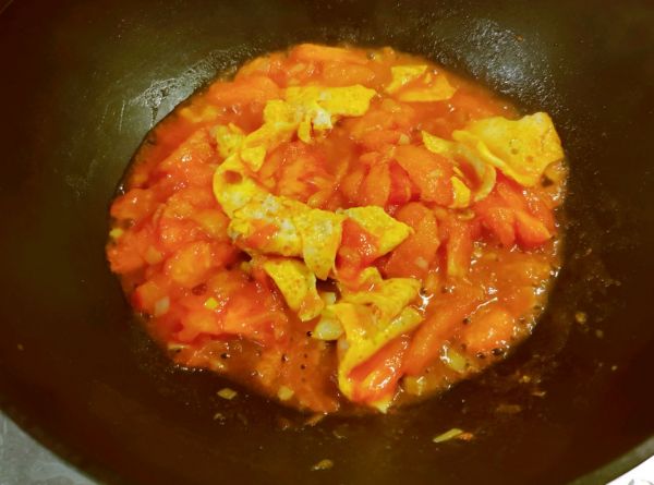 番茄鸡蛋刀削面