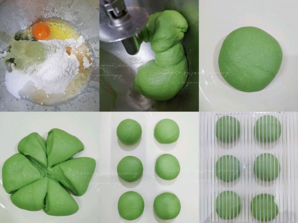 蔓越莓麻薯抹茶面包