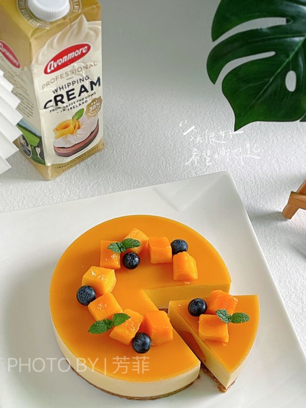 芒果慕斯蛋糕免烤箱入口即化