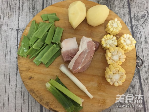 土豆炖油豆角