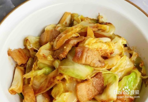 油腐乳包菜炒肉