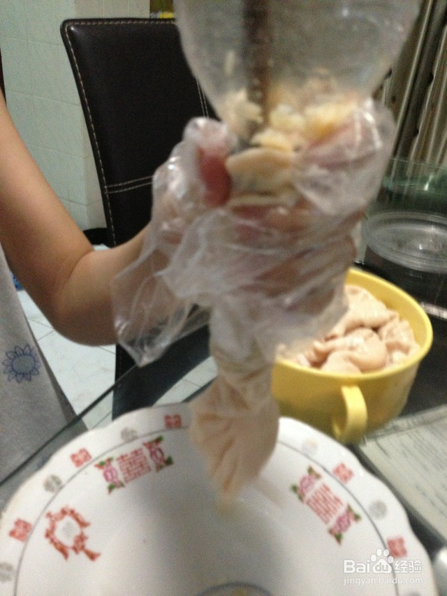 糯米灌猪肠的做法