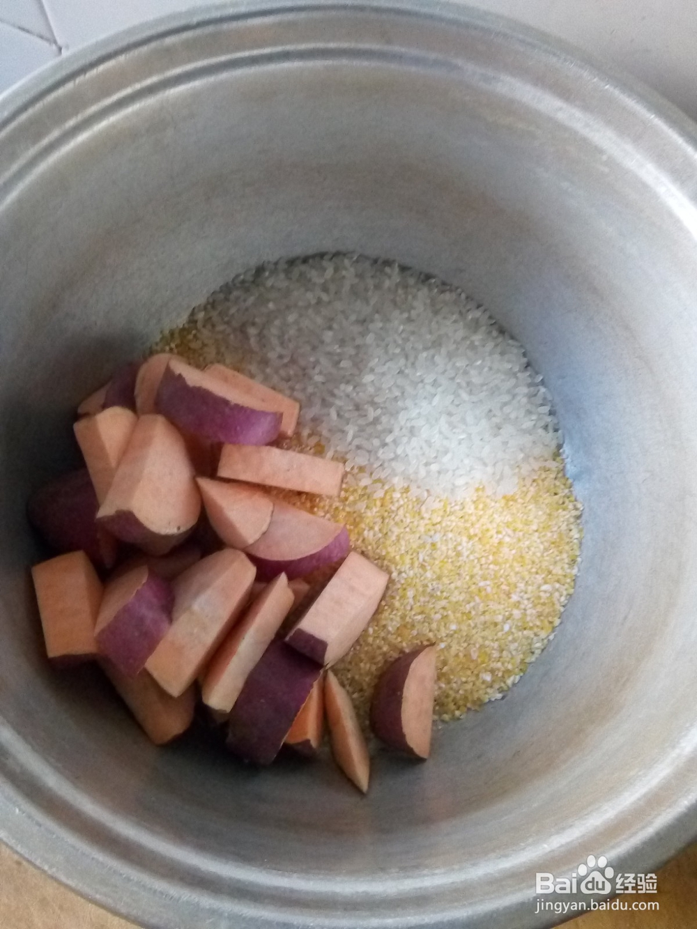 红枣地瓜两参粥