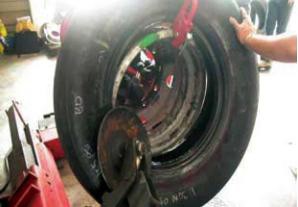 扁平轮胎安装方法