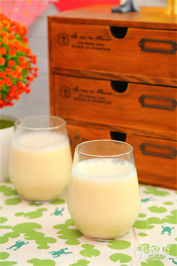 浓醇豆浆的做法