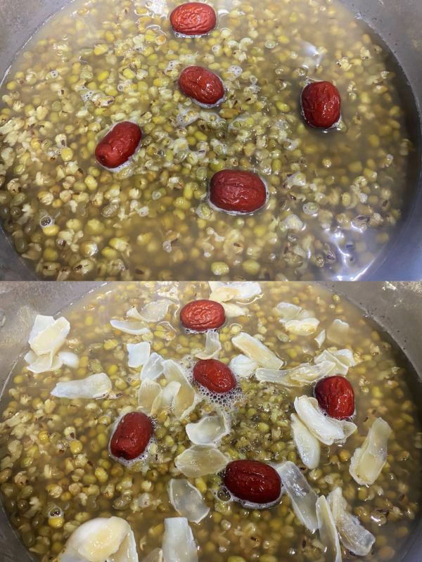 红枣百合绿豆汤