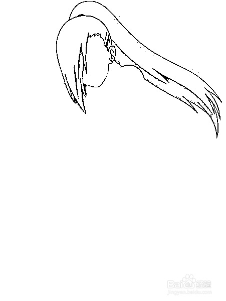 简笔画动漫人物火隐忍者山中井野的画法