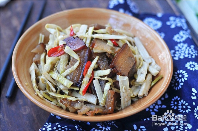 教你做笋干炒腊肉