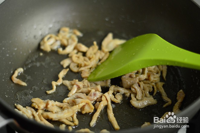 青椒肉丝面的做法