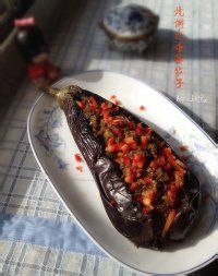 烧椒皮蛋蒸茄子