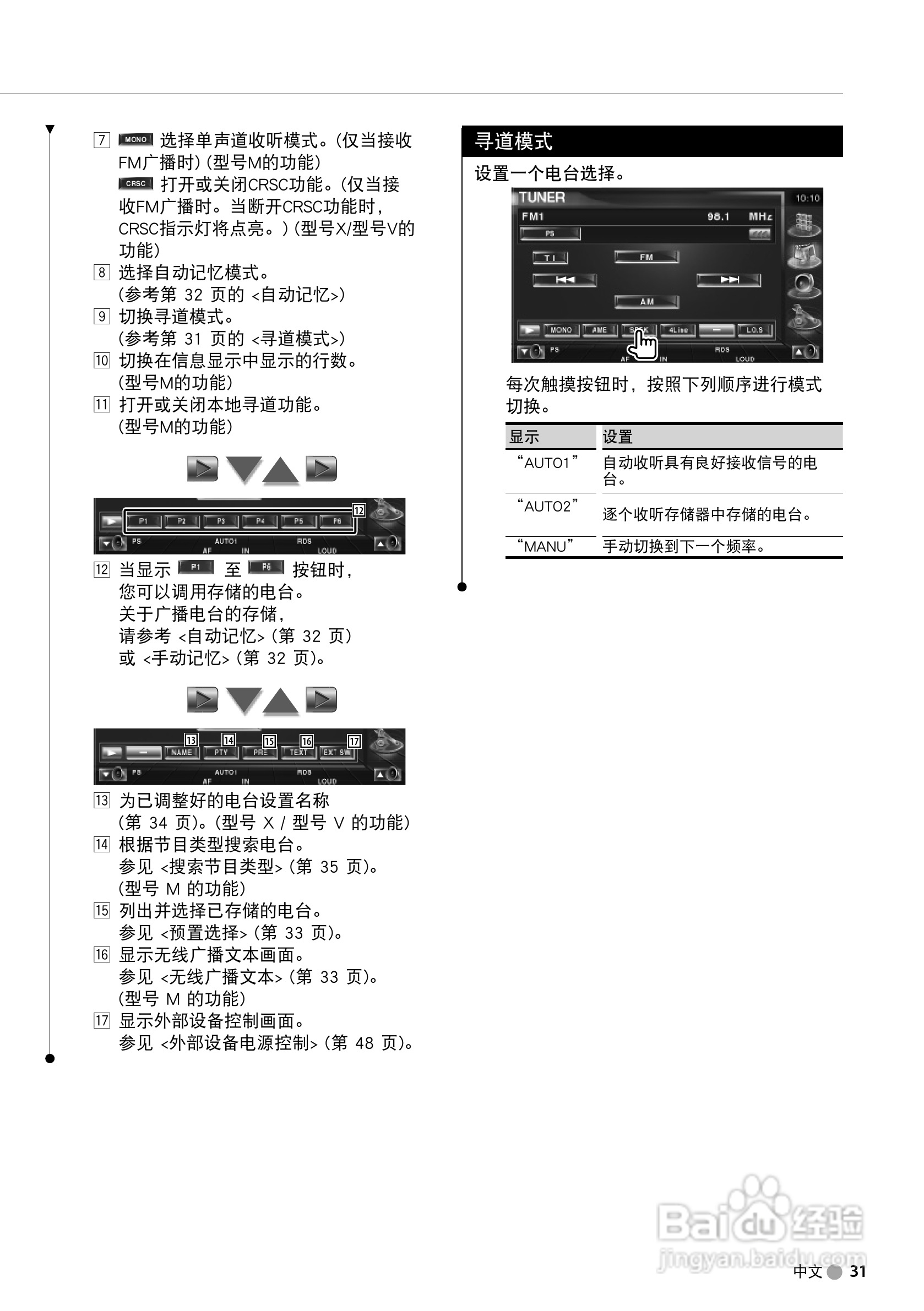 kenwood ddx7039接收機顯示器使用說明書:[4]