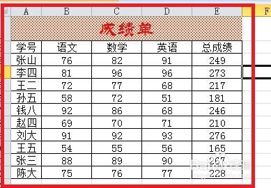 如何用蓝色数据条显示成绩？