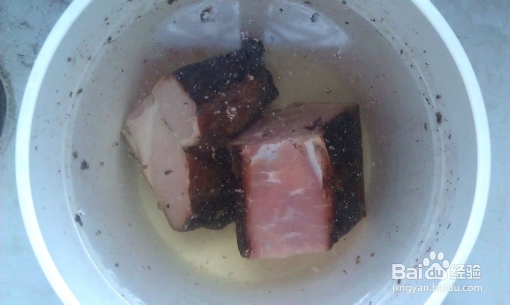 腊味飘香--荷兰豆炒湘西腊肉