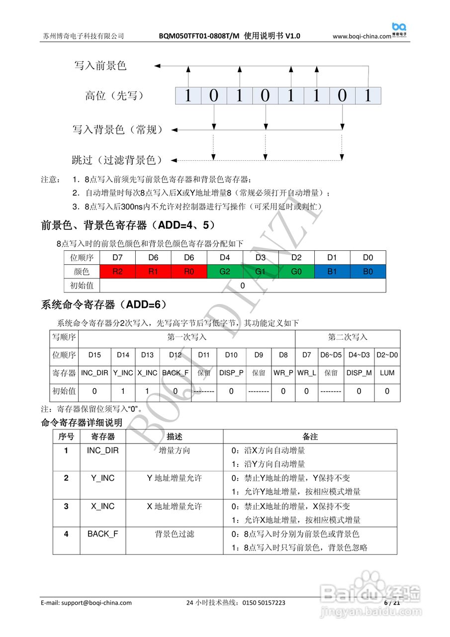 博奇单片机驱动BQM050TFT01-0808T液晶屏使用说明书:[1]