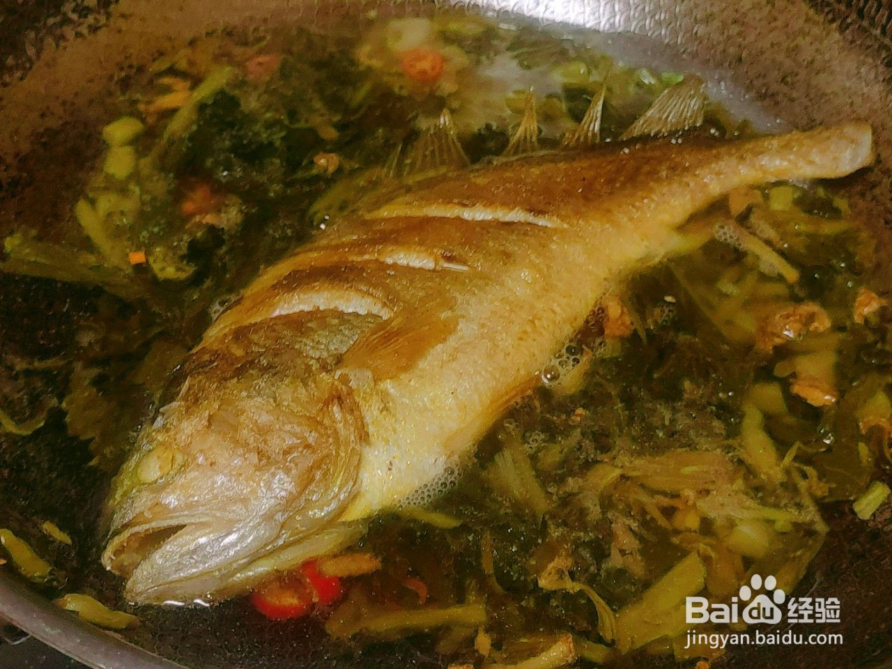 雪菜黄鱼的做法