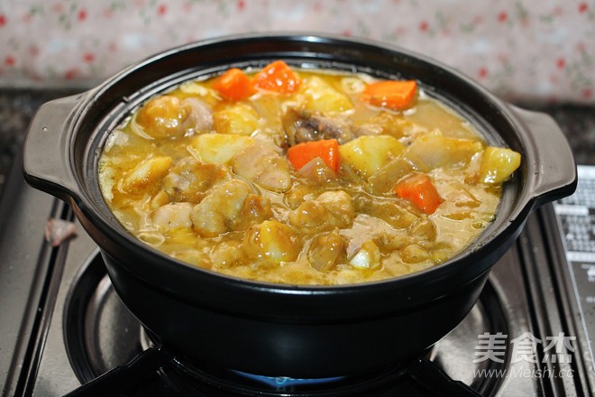 咖喱鸡肉的做法