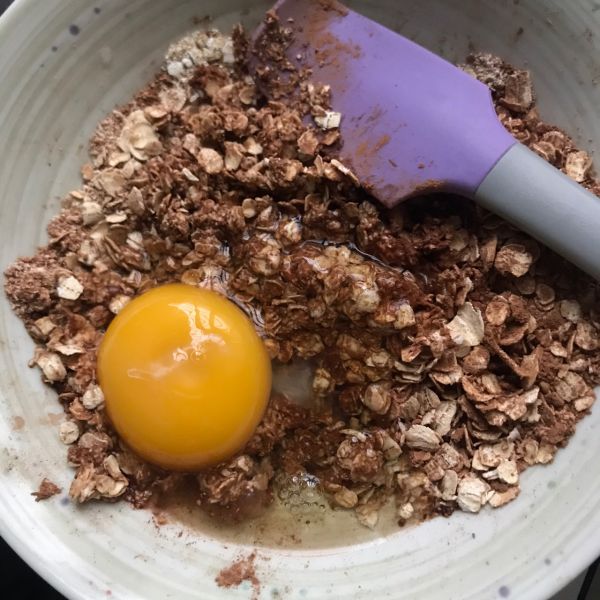 可可燕麦华夫饼