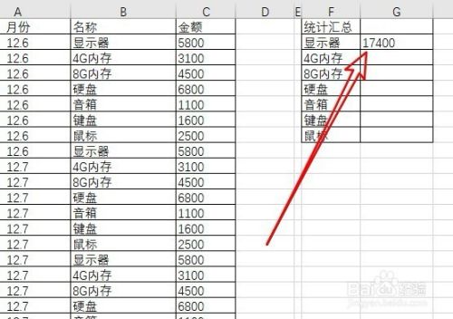 Excel2016怎么按条件求和 如何自动查找求和