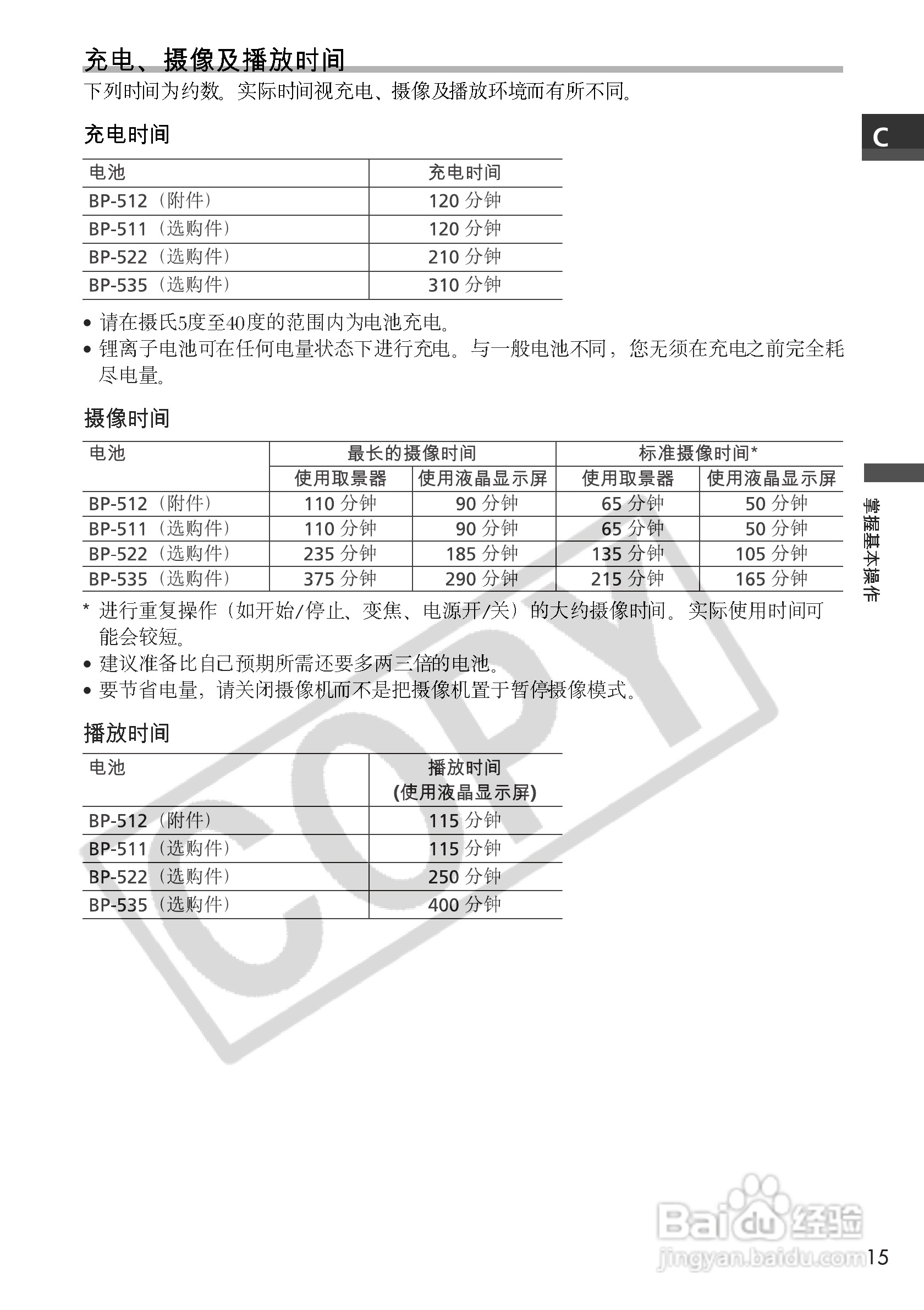 佳能MVX3i数码摄像机使用说明书:[2]