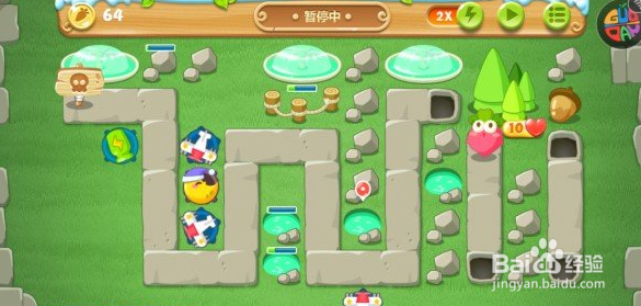 保卫萝卜2地下庄园D1攻略 飞机轻松清道具