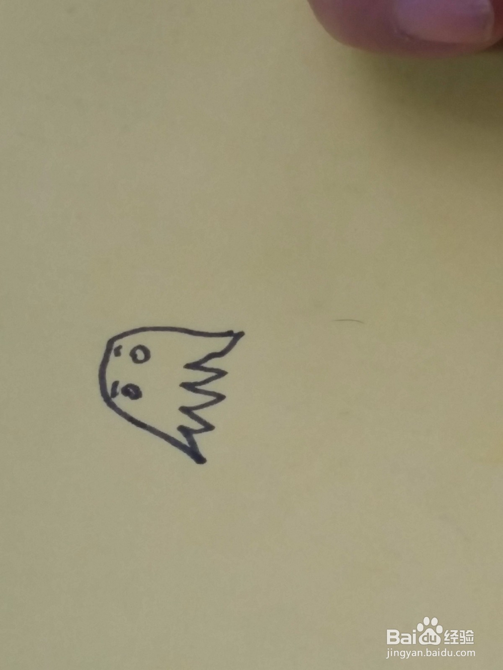 儿童绘画跳舞的小母鸡