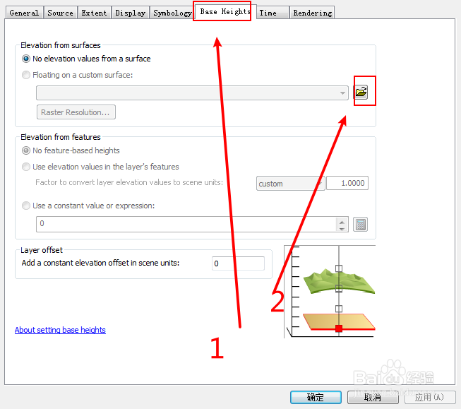如何利用arcscene生成三维影像图