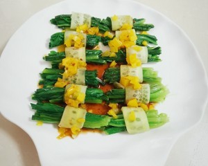创意油麦菜制作过程