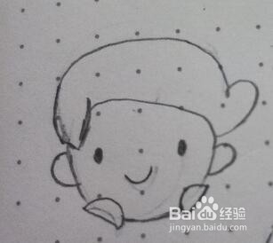 小男孩简笔画