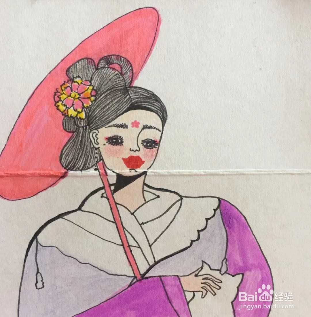 插画教程之话剧演员陈娇