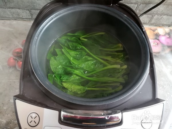 菠菜鸡蛋糕的做法