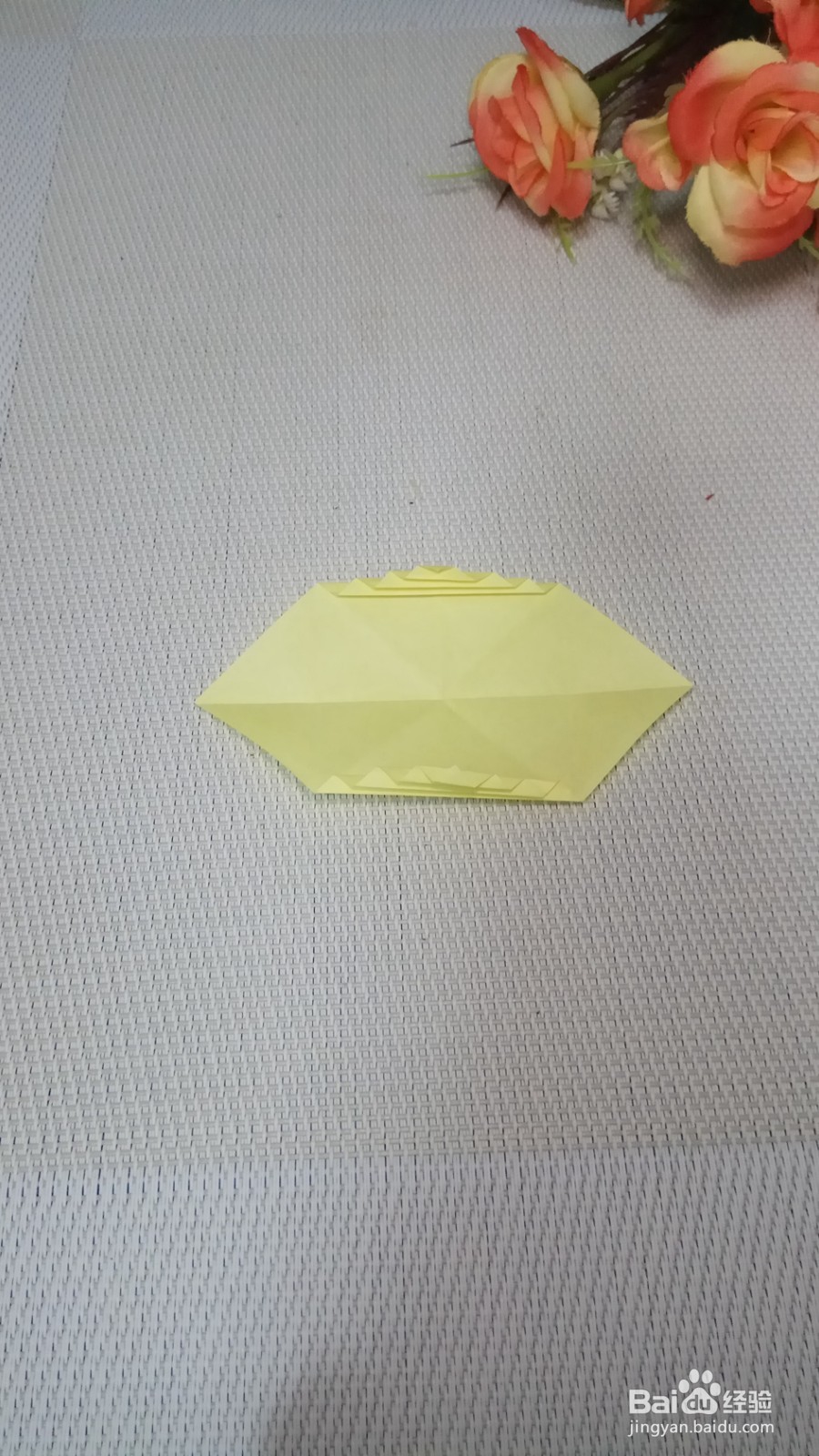 叶子书签的折叠方法