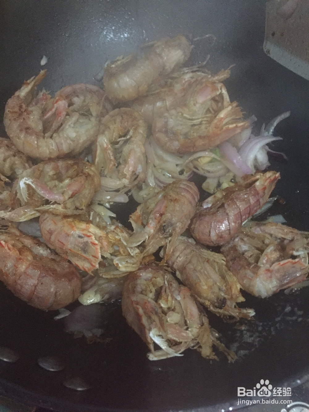 椒盐皮皮虾海鲜美食教程