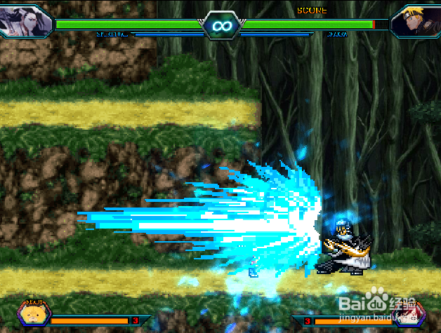 朽木白哉使用技巧死神VS火影3.2