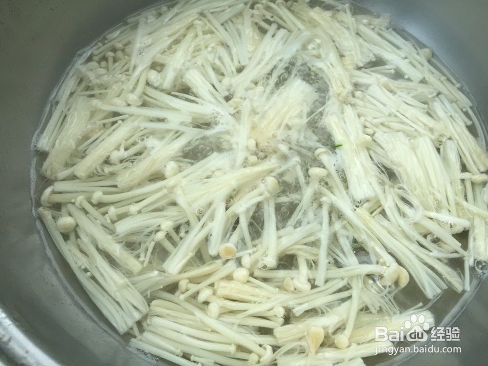 简单凉拌金针菇