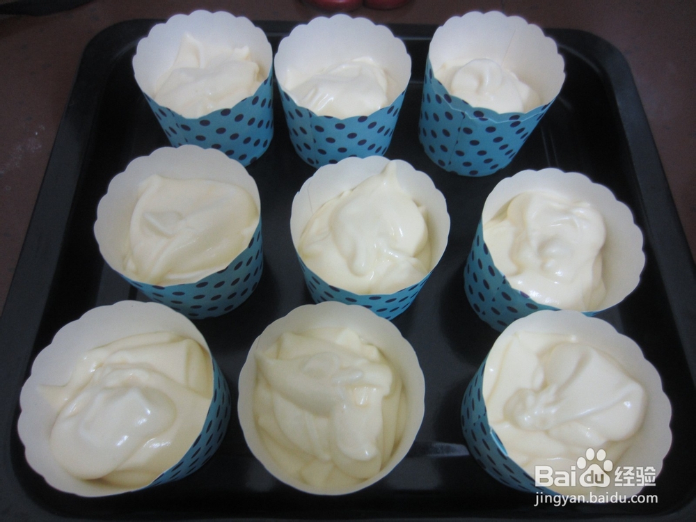超柔软的纸杯蛋糕