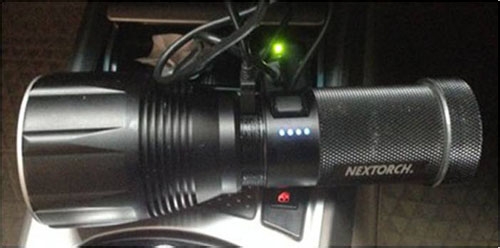 纳丽德圣火1超强远射直充手电使用心得