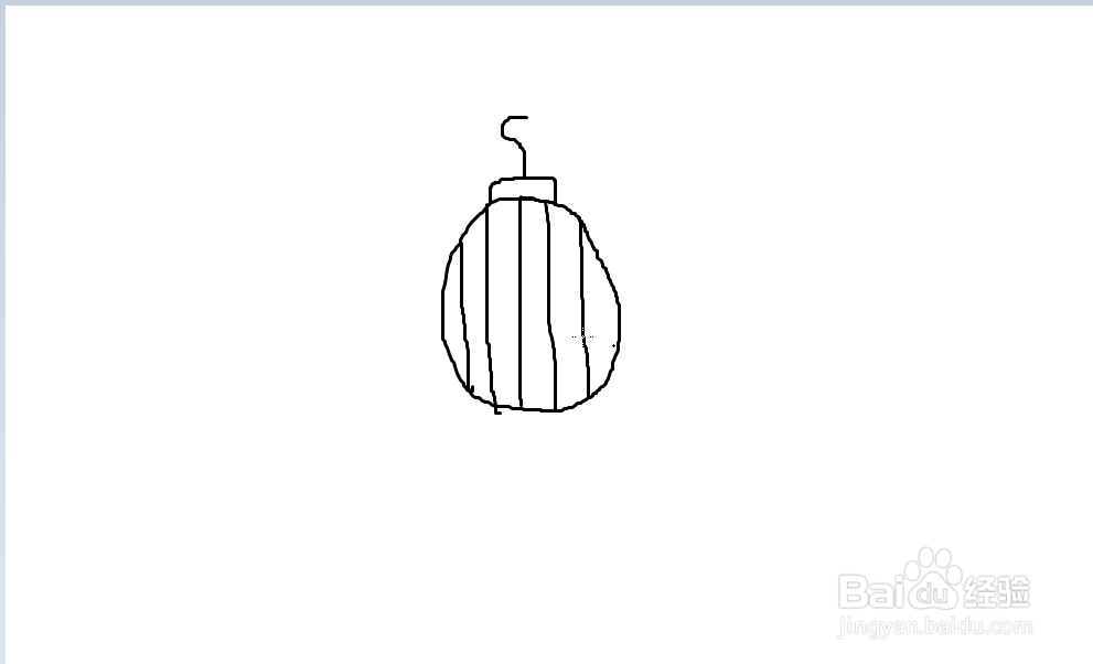 简笔画之小红灯笼