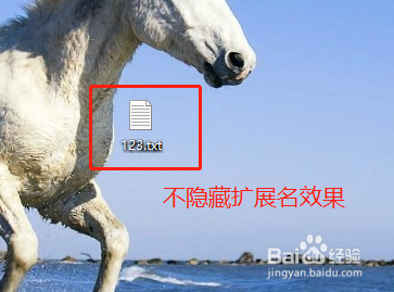 如何隐藏和取消文件的后缀(扩展名)