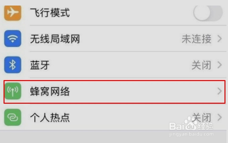 iphone13的5g开关在哪